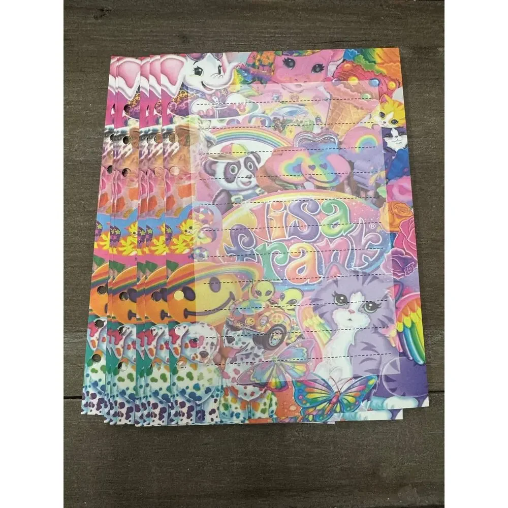Lisa Frank Size A5 Refill Stationery Paper